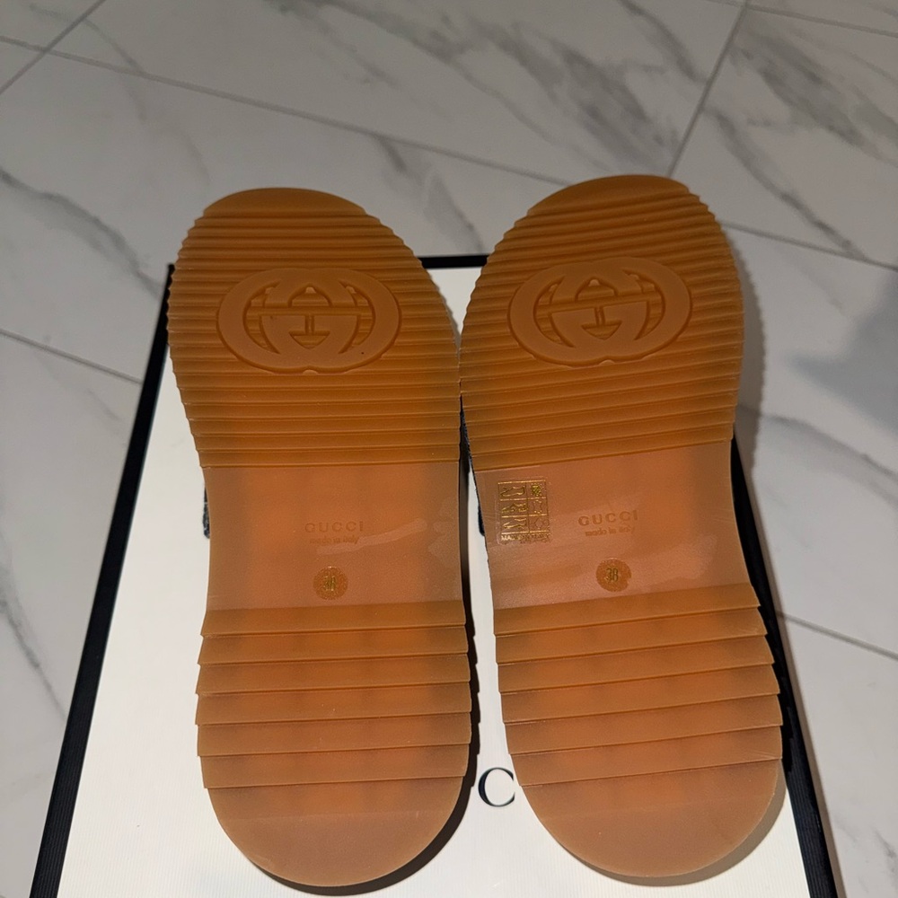 Gucci Denim Blue Women's Slide Sandals - Picture 5 of 7